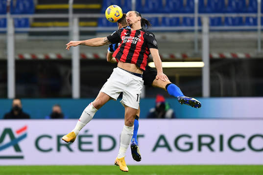 Zlatan Ibrahimovic of Milan