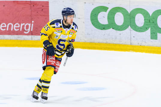 Södertäljes Christopher Bengtsson jublar
