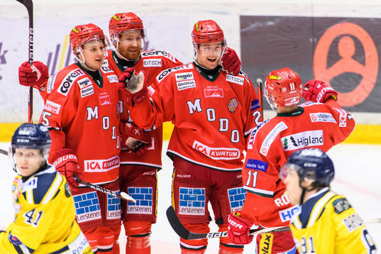 Modos Mikkel Aagaard jublar
