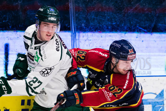 Färjestads Albin Eriksson och Djurgårdens Manuel Ågren