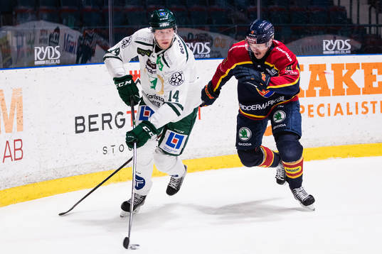 Färjestads Victor Ejdsell och Djurgårdens Marcus