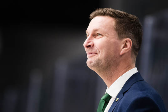 Färjestads huvudtränare Johan Pennerborn