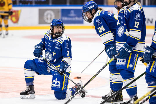 Leksands Elin Lundberg och Leksands Ida Karlsson