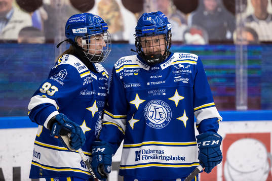 Leksands Sarah Foster och Leksands Emelie Berlin