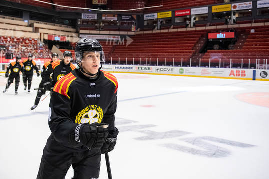 Brynäs Daniel Mannberg jublar