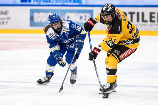 Leksands Shea Demale och Luleås Pernilla Forsgren