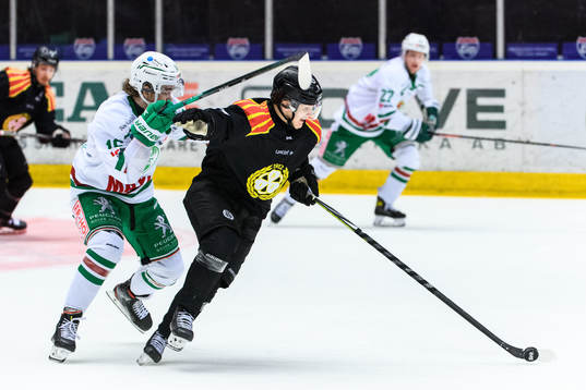 Rögles Lucas Ekeståhl Jonsson och Brynäs Daniel Mannberg