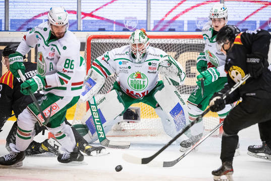 Rögles målvakt Johan Gustafsson