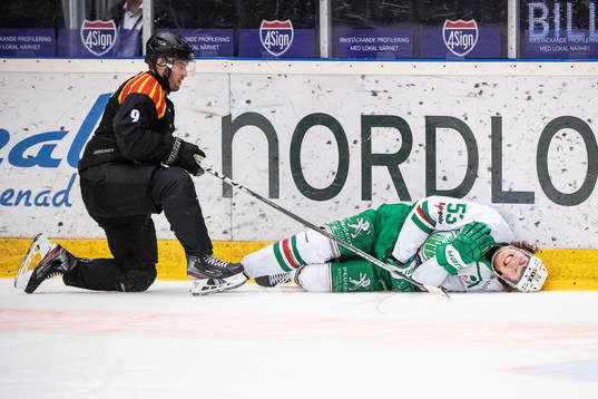 Brynäs Niclas Andersén och Rögles Moritz Seider