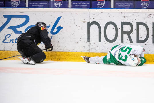Brynäs Niclas Andersén och Rögles Moritz Seider