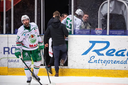 Rögles Moritz Seider lämnar isen