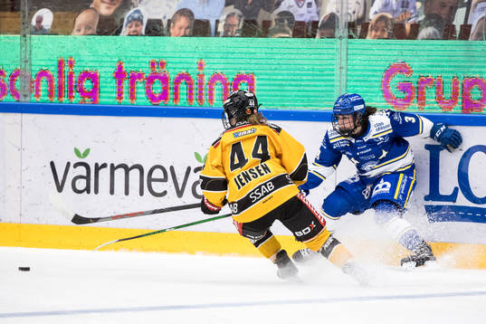 Leksands Elin Lundberg och Luleås Nicoline Söndergaard