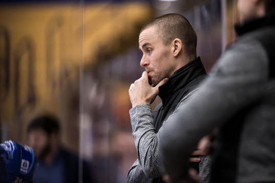 Leksands assisterande tränare Mathias Ohlssonunder