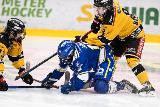 Leksands Shea Demale och Luleås Ebba Berglund