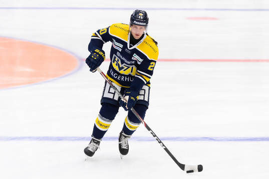 s Matt Donovan innan ishockeymatchen i SHL mellan HV71 och