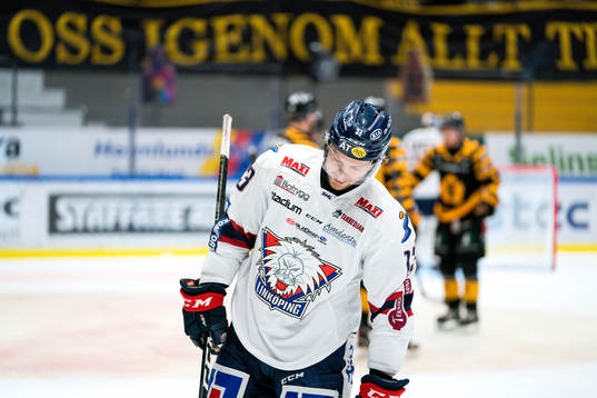 Linköpings Andrew Gordon deppar
