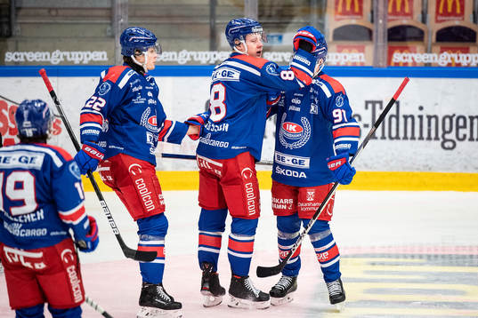 Oskarshamns Fredrik Olofsson, John Dahlström och Rickard