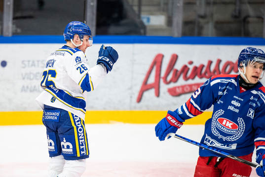 Leksands Patrik Norén jublar