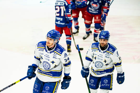 Leksands Peter Cehlarik och Oskar Lang deppar