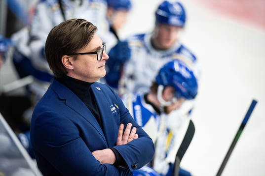 Leksands tränare Björn Hellkvist deppar