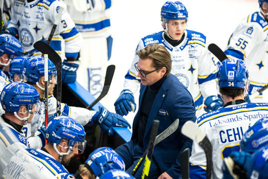 Leksands tränare Björn Hellkvist deppar