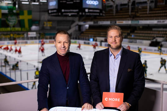 Cmores Mike Helber och Lars Lindberg
