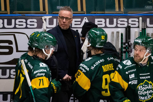 Björklövens tränare Hans Wallson