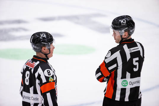 Domare Peter Lyth och Domare Daniel Eriksson