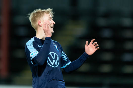 Malmö FFs Melker Widell deppar