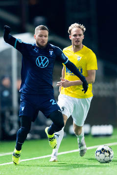 Malmö FFs Lasse Nielsen och IFK Malmös Pontus Gressmann