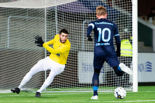 Malmö FFs Anders Christiansen gör 1-2