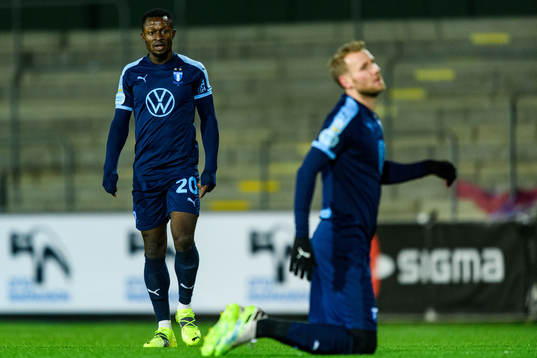 Malmö FFs Bonke Innocent och Ola Toivonen
