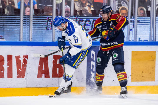 Leksands Marek Hrivik och Djurgårdens Rhett Rakhshani