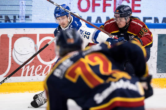 Leksands Patrik Norén och Djurgårdens Alexander Holtz
