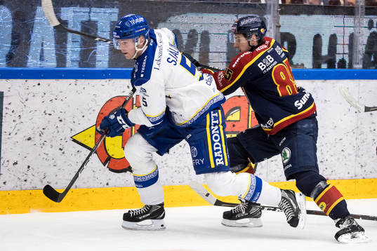 Leksands Calle Själin och Djurgårdens Michael Haga