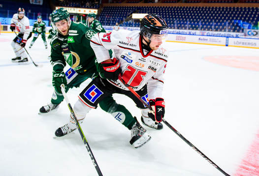 Färjestads Per Åslund och Örebros Glenn Gustafsson