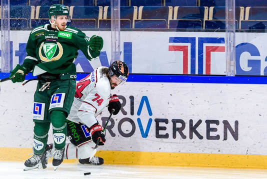 Färjestads Pontus Widerström och Örebros Nick Ebert
