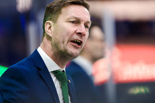 Färjestads huvudtränare Johan Pennerborn