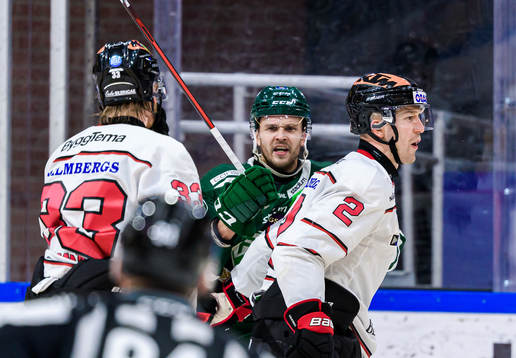 Örebros Christopher Mastomäki, Färjestads Jacob Nilsson