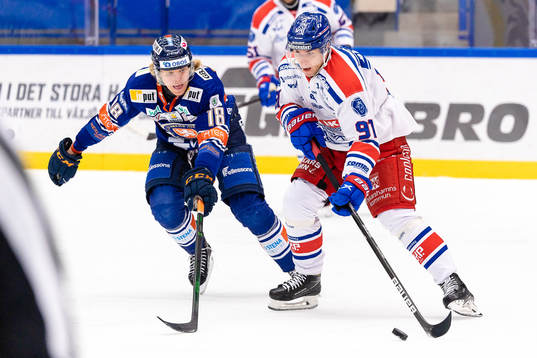 Växjös Marcus Sylvegård och Oskarshamns Rickard Palmberg
