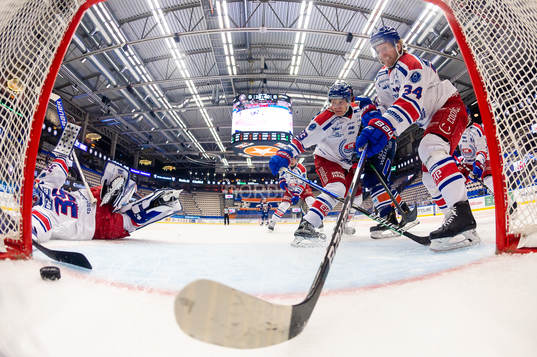 Oskarshamns Filiph Engsund och Philip Samuelsson när