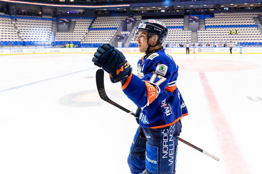 Växjös Emil Forslund jublar