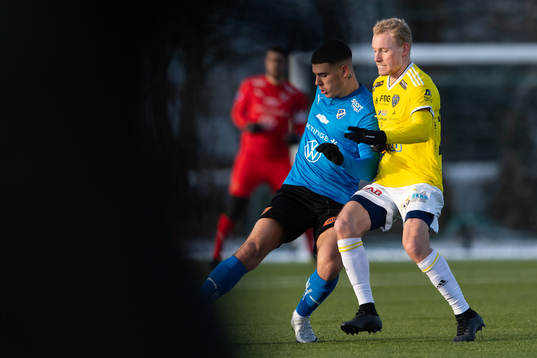 Halmstads Edvin Kurtulus och Falkenbergs Adam Bergmark