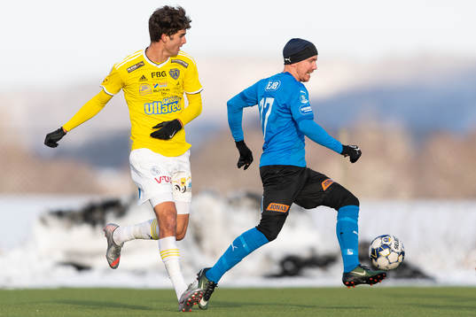 Falkenbergs Matthew Garbett och Halmstads Simon Lundevall