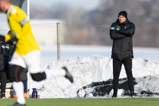Halmstads tränare Magnus Haglund