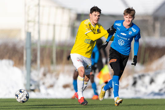 Falkenbergs Samuel Adrian och Halmstads Erik Ahlstrand