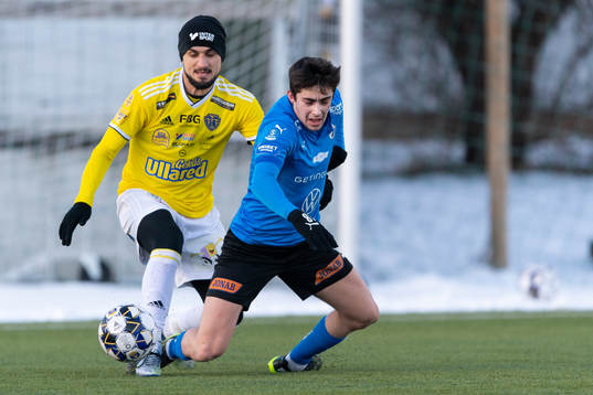 Falkenbergs Mahmut Özen och Halmstads Emil Tot Wikström