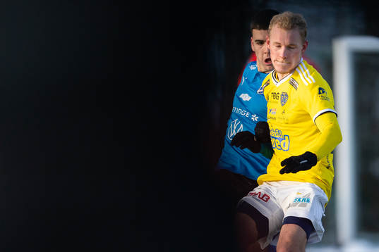 Halmstads Edvin Kurtulus och Falkenbergs Adam Bergmark