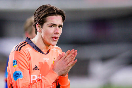 Djurgårdens målvakt Jacob Widell Zetterström