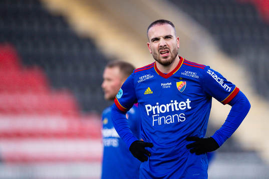 Djurgårdens Dzenis Kozica deppar